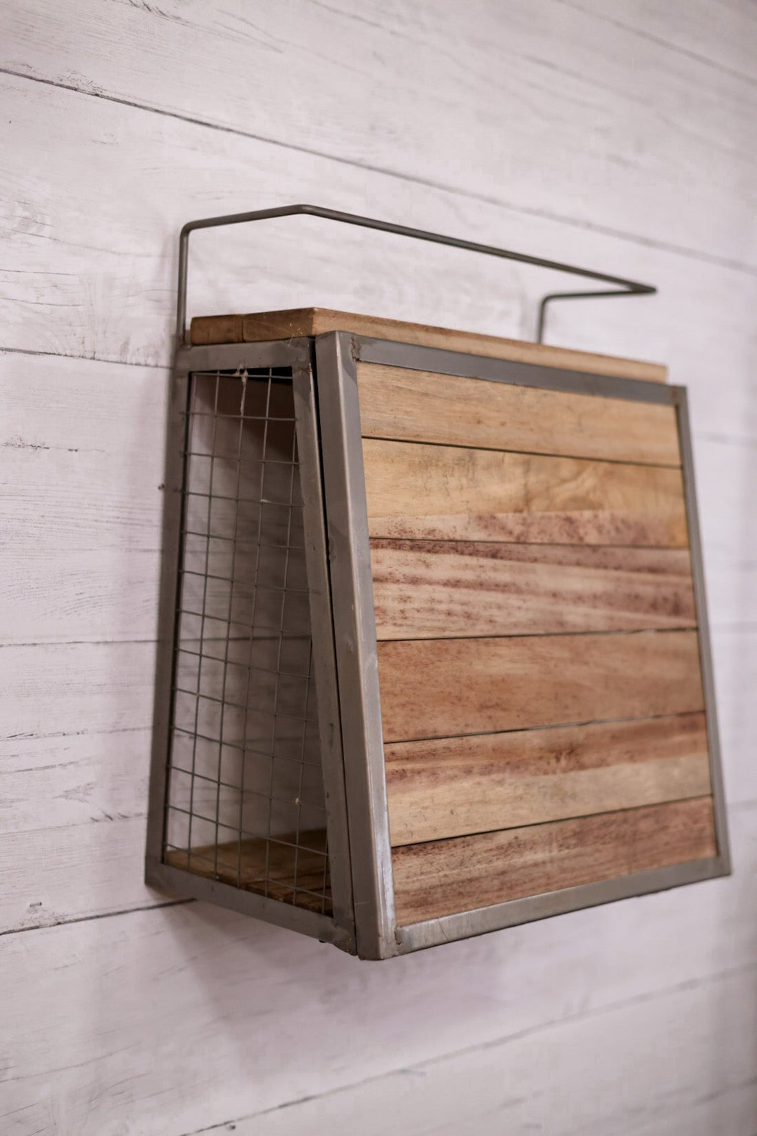 Wall Bar With Fold Down Shelf - Whiskey Skies - KALALOU