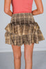 Washed Smocked Skort - Whiskey Skies - OLI & HALI