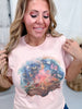 Watercolor Book Lover Short Sleeve Graphic Tee - Whiskey Skies - PAR.TEES BY PARTY ON!