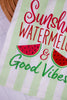 Watermelon & Good Vibes Kitchen Towel - Whiskey Skies - C & F ENTERPRISES