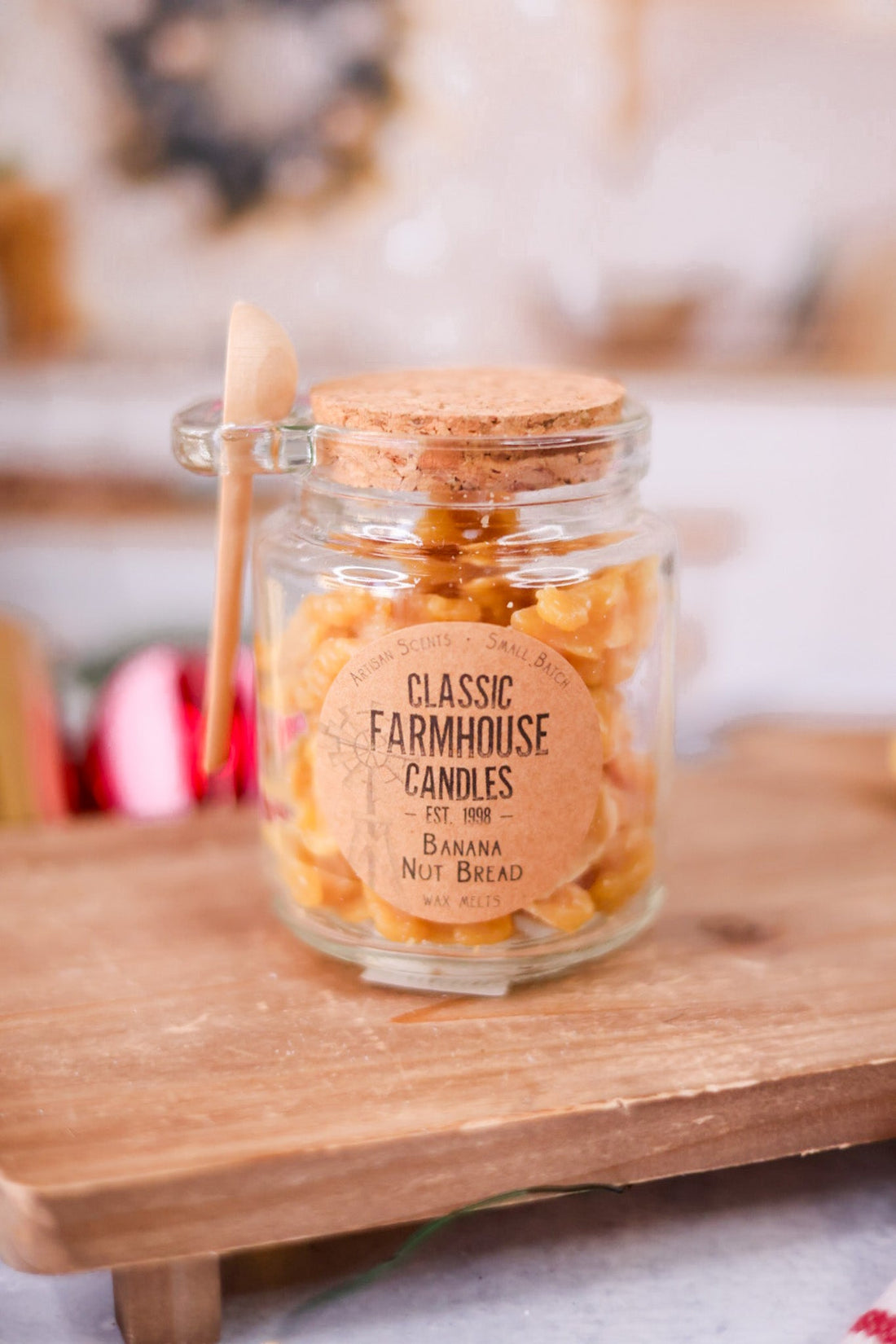 Wax Melt Jars W/ Spoon (2 Scents) - Whiskey Skies - CLASSIC FARMHOUSE