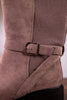 We Ride At Dawn Knee High Faux Suede Boots In Gray - Whiskey Skies - CORKYS FOOTWEAR