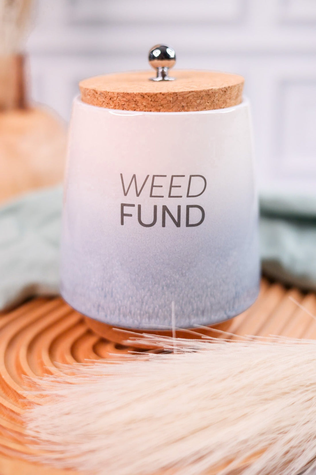 Weed Fund Ceramic Savings Bank - Whiskey Skies - PAVILION