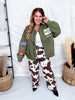West Coast Rodeo Embroidered Bomber Jacket - Whiskey Skies - DAVI & DANI