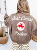West Coast Rodeo Embroidered Mocha Mousse Bomber Jacket - Whiskey Skies - DAVI & DANI