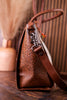 Western Belle Leather & Hairon Hide Bag In Chestnut - Whiskey Skies - MYRA BAGS