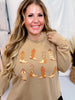 Western Boots Graphic Long Sleeve T-Shirt - Whiskey Skies - SOUTHERN GRACE