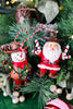 Western Christmas Santa & Frosty Resin Ornaments (2 Styles) - Whiskey Skies - GERSON COMPANIES