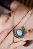 Western Horseshoe Turquoise Pendant Necklace - Whiskey Skies - BOHO RANCH SHOP