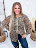 Western Inspired Camo Print Button Front Blouse - Whiskey Skies - 2 FLY CO.