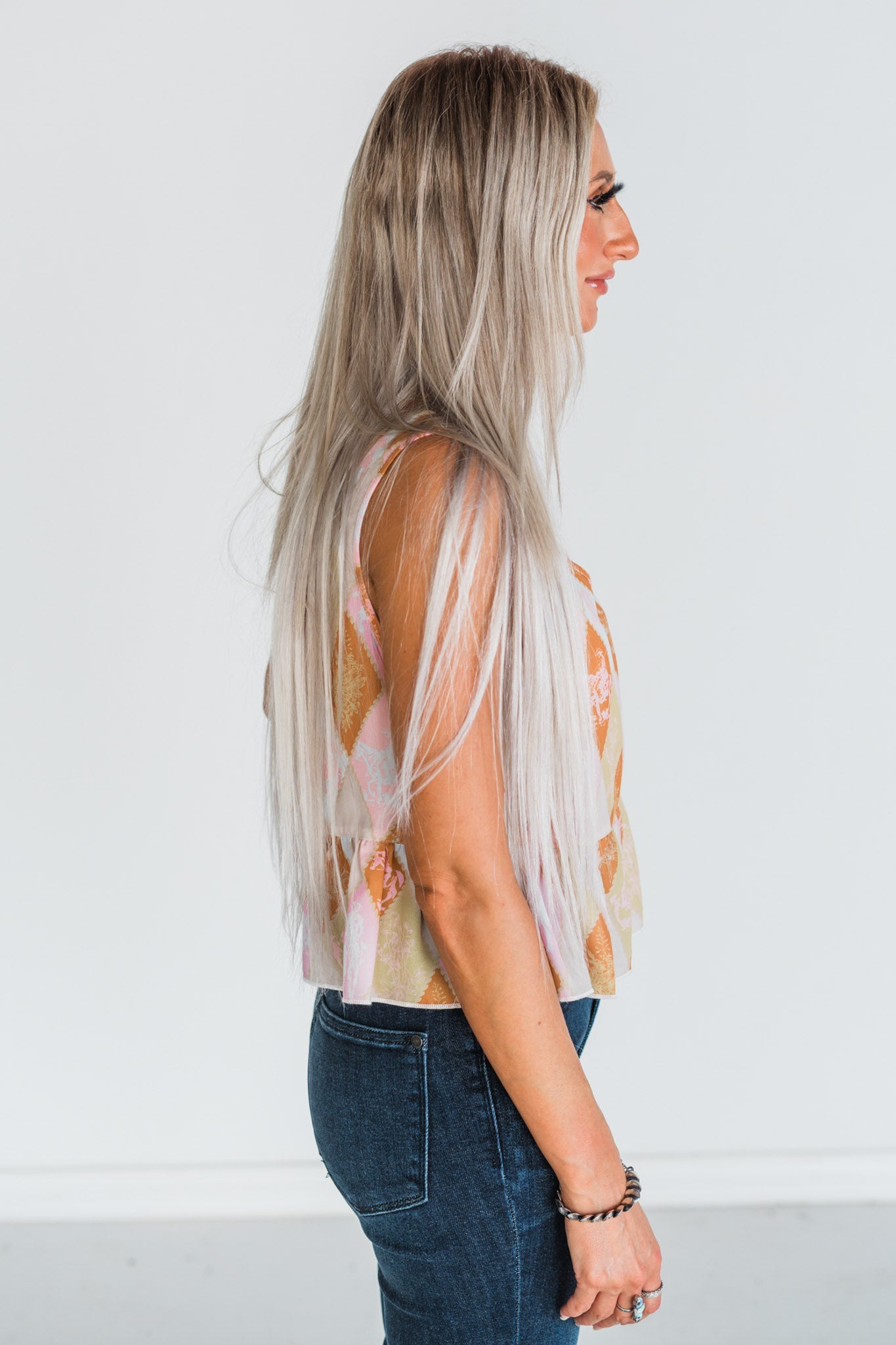 Western Prep Vibes Tank Top - Whiskey Skies - 2 FLY CO.
