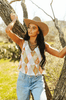 Western Prep Vibes Tank Top - Whiskey Skies - 2 FLY CO.