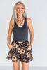Western Rodeo "Buckaroo Britches" Shorts W/ Side Pockets - Whiskey Skies - 2 FLY CO.