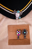 Western Slip On Hat Charm W/ Steer & Aztec (Set Of Three) - Whiskey Skies - BOHO RANCH SHOP