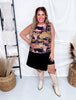Western Summer Vibes "Tizzy" Muscle Tank Top - Whiskey Skies - 2 FLY CO.