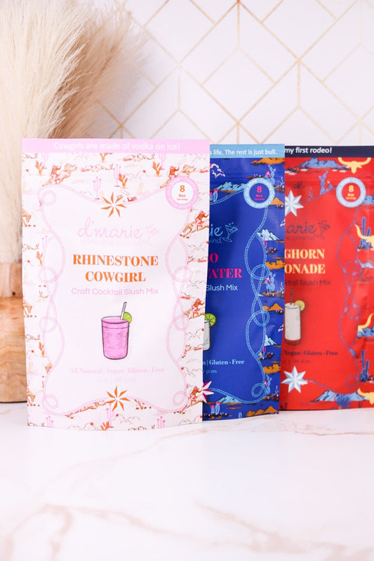 Western Themed Craft Cocktail Slush Mixes (3 Flavors) - Whiskey Skies - D'MARIE, INC