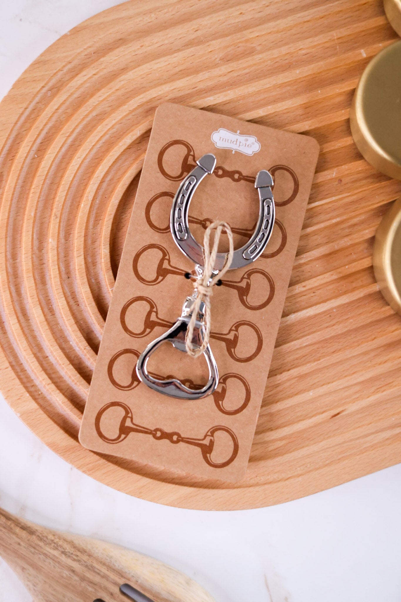 Western Themed Metal Bottle Opener (3 Styles) - Whiskey Skies - MUD PIE