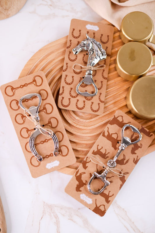 Western Themed Metal Bottle Opener (3 Styles) - Whiskey Skies - MUD PIE