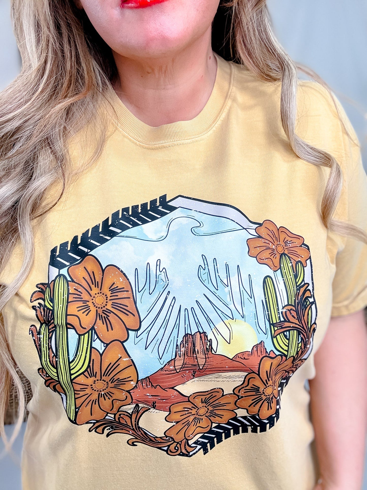 Western Thunderbird Graphic T-Shirt - Whiskey Skies - FESTIVITIES