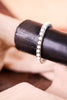 Western White Stone Stretch Bracelet - Whiskey Skies - BOHO RANCH SHOP
