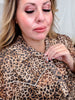 Western Wild Long Sleeve Button Up Animal Print Top - Whiskey Skies - 2 FLY CO.