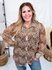 Western Wild Long Sleeve Button Up Animal Print Top - Whiskey Skies - 2 FLY CO.