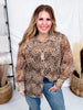 Western Wild Long Sleeve Button Up Animal Print Top - Whiskey Skies - 2 FLY CO.