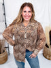 Western Wild Long Sleeve Button Up Animal Print Top - Whiskey Skies - 2 FLY CO.