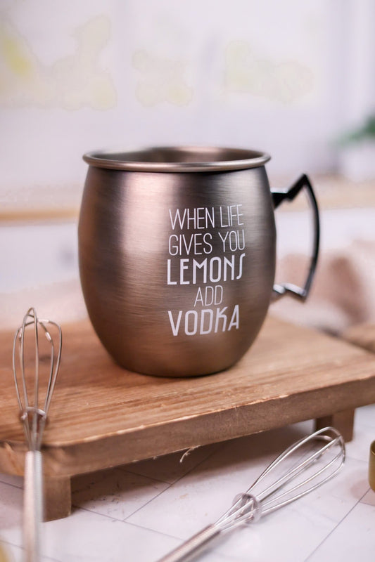 When Life Gives You Lemons 20oz Moscow Mule Mug - Whiskey Skies - PAVILION