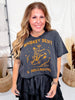 Whiskey Bent & Hellbound Cropped Short Sleeve T-Shirt - Whiskey Skies - COUNTRY DEEP