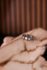 White 3 Stone Western Simple Stretch Ring - Whiskey Skies - BOHO RANCH SHOP