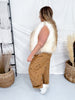White And Taupe Faux Fur Vest - Whiskey Skies - DAVI & DANI