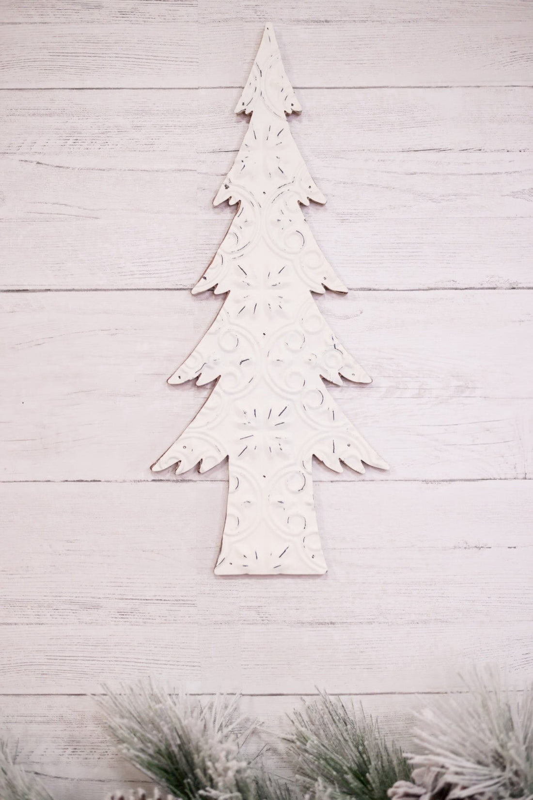 White Christmas Tree Wall Decor Cutouts (3 Sizes) - Whiskey Skies - SULLIVANS