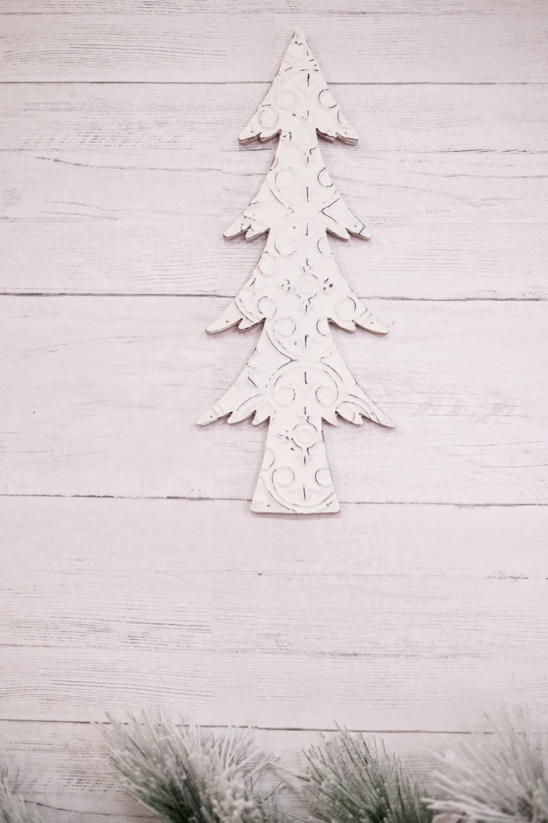 White Christmas Tree Wall Decor Cutouts (3 Sizes) - Whiskey Skies - SULLIVANS