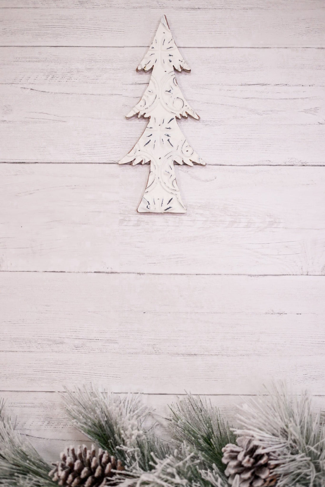 White Christmas Tree Wall Decor Cutouts (3 Sizes) - Whiskey Skies - SULLIVANS