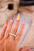 White Eternity Western Simple Stretch Ring - Whiskey Skies - BOHO RANCH SHOP