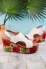 White Freddie Wedges with Floral Cork Heel - Whiskey Skies - CORKYS FOOTWEAR