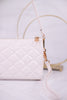 White High Gloss Riley Crossbody Bag - Whiskey Skies - JEN & CO