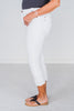White Judy Blue Mid - Rise Capri's - Whiskey Skies - JUDY BLUE