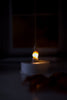 White LED Flame Tea Light - Whiskey Skies - WT COLLECTION