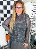 Wicked West Spider Web Long Sleeve Mesh Top - Whiskey Skies - STERLING KREEK
