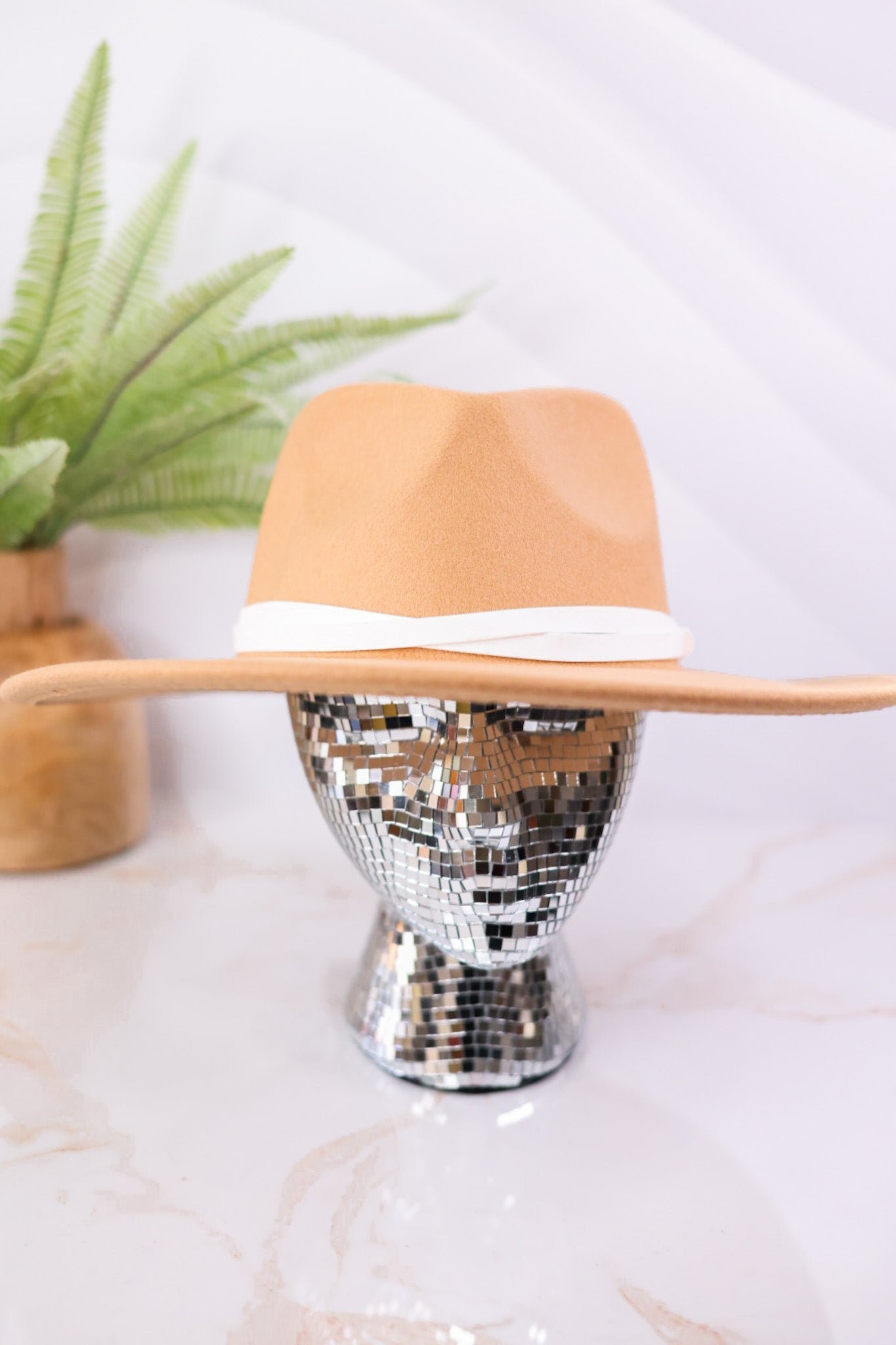 Wide Brim Fedora With Twisted Band - Whiskey Skies - SAN DIEGO HAT COMPANY