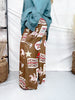 Wide Leg Cowboy Party Pants In Mocha - Whiskey Skies - JADE BY JANE