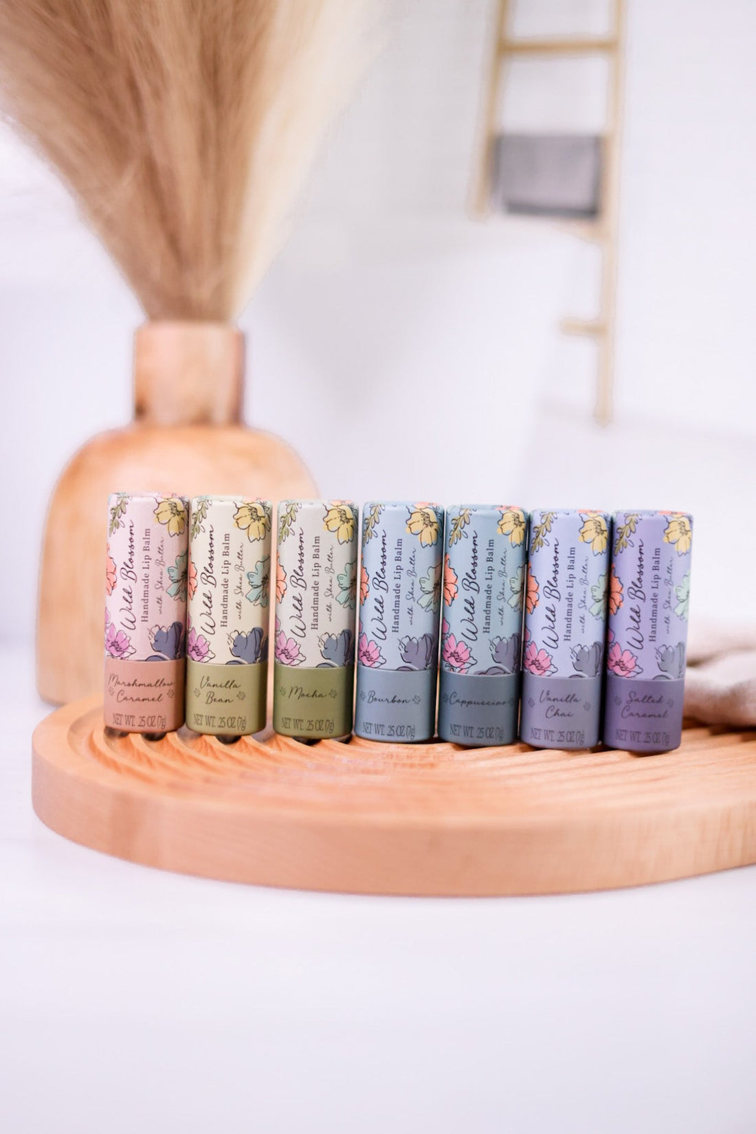 Wild Blossom Cozy Lip Balm (7 Scents) - Whiskey Skies - CAIT+CO