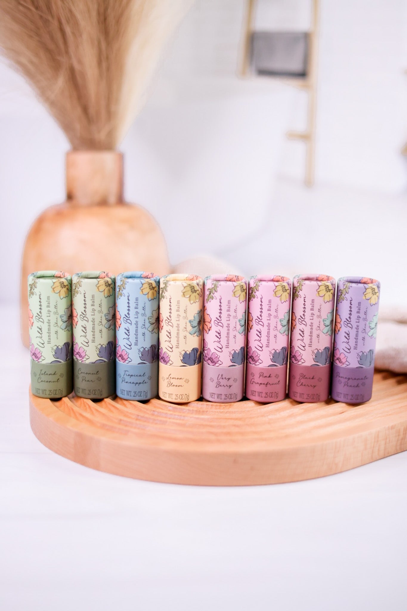 Wild Blossom Fruity Lip Balm (8 Scents) - Whiskey Skies - CAIT+CO