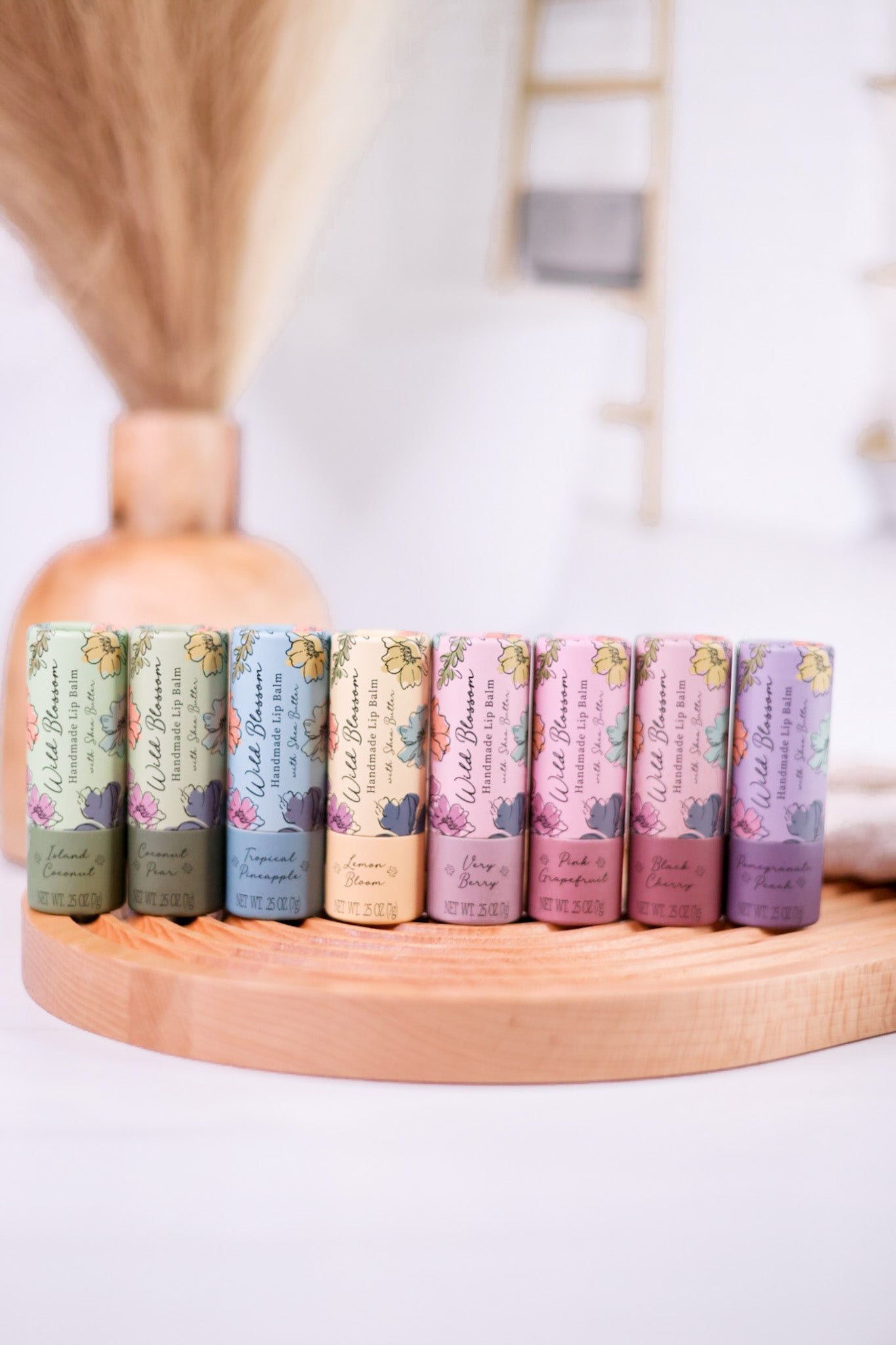 Wild Blossom Fruity Lip Balm (8 Scents) - Whiskey Skies - CAIT+CO