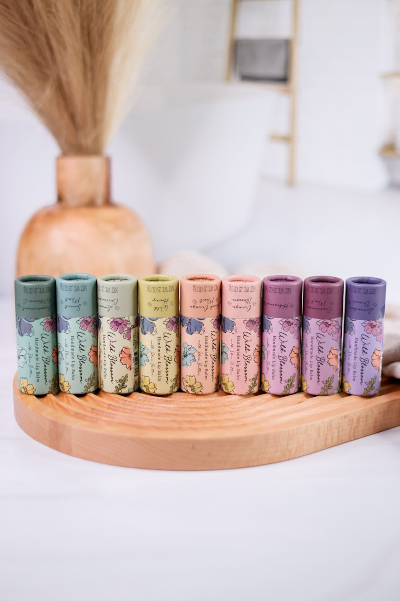 Wild Blossom Lip Balm (9 Scents) - Whiskey Skies - CAIT+CO