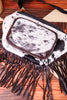 Wild Spirit Hairon Leather Fanny Pack - Whiskey Skies - MYRA BAGS