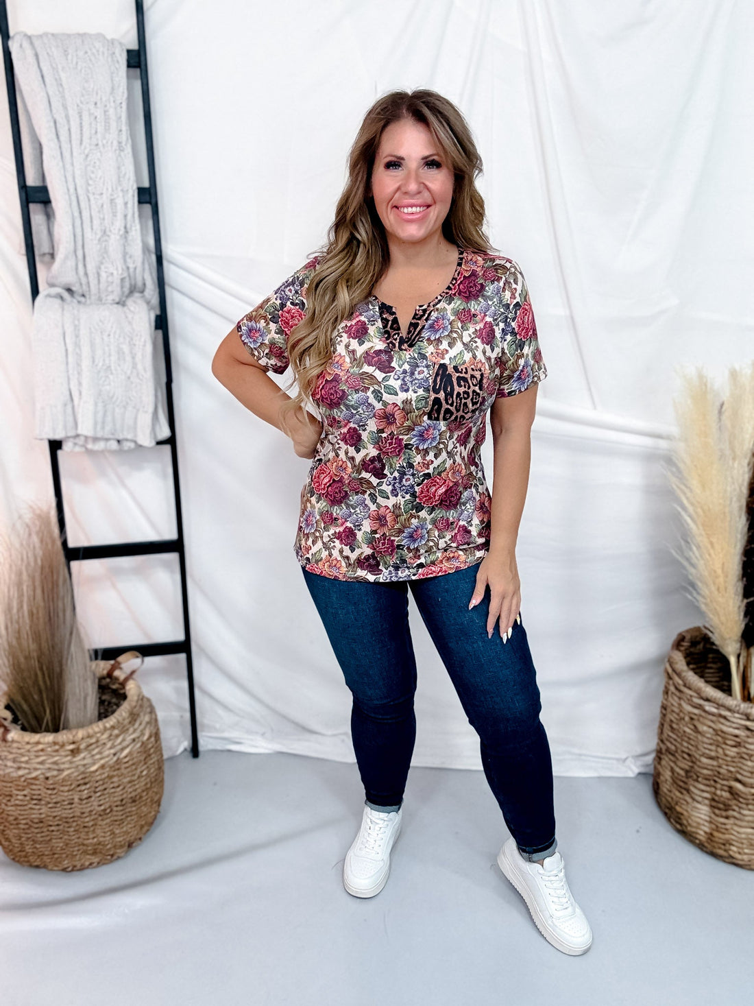 Wild Vintage Short Sleeve Top - Whiskey Skies - STERLING KREEK