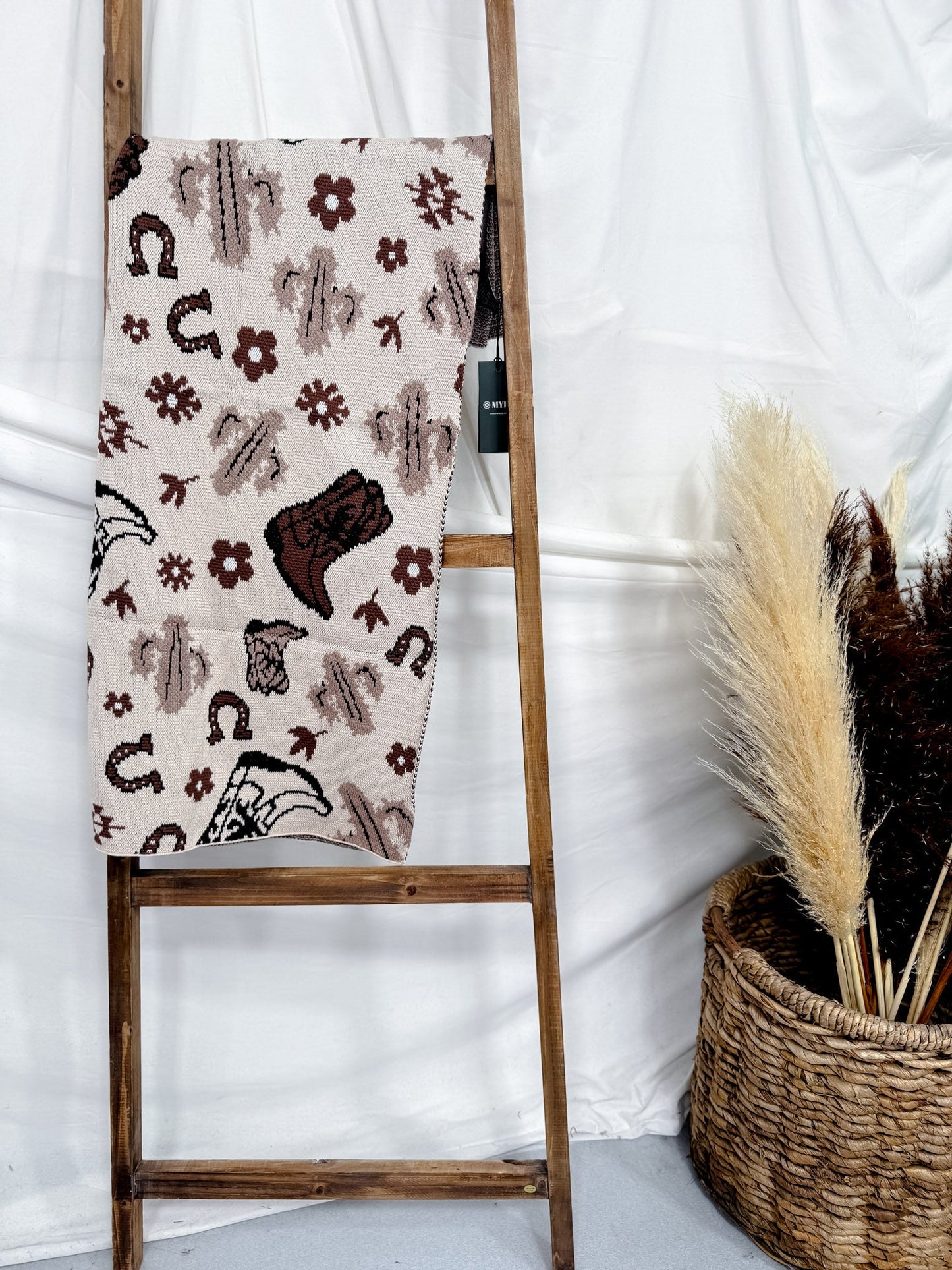 Wild West Baby Wrap Blanket - Whiskey Skies - MYRA BAGS